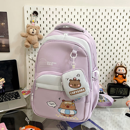 Damen Freizeit-Rucksack mit kreativen Tiermotiven und multifunktionalen Fächern Nord Taschen