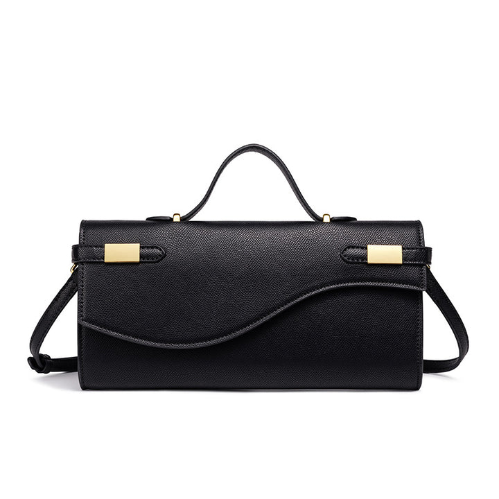Damen Handtasche mit modernem Wellenmuster und elegantem Verschluss Nord Taschen