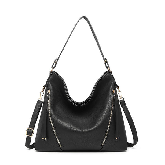 Damen Hobo-Tasche mit großzügigem Stauraum und eleganten Zipperdetails Nord Taschen