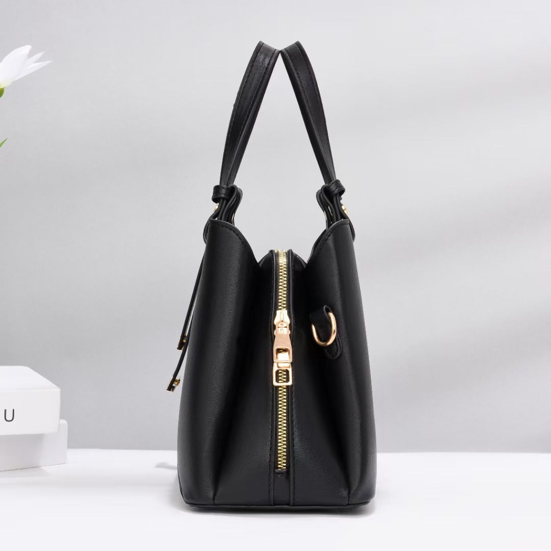Damen Handtasche mit kreativem Farbdesign und verstellbarem Schulterriemen Nord Taschen