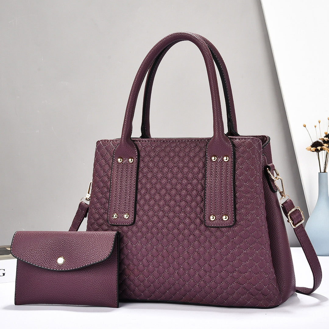 Damen elegante Handtasche mit praktischer abnehmbarer Clutch Nord Taschen