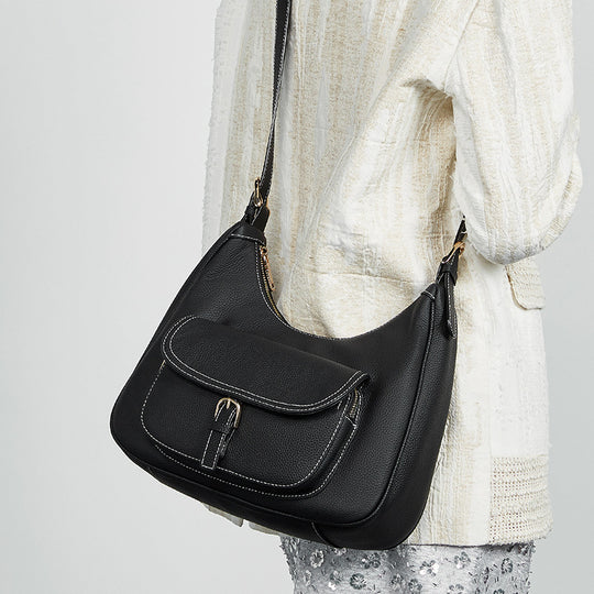 Damen Hobo-Tasche mit abnehmbarem Schulterriemen und zwei praktischen Fächern Nord Taschen