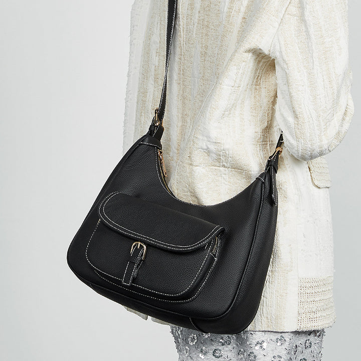 Damen Hobo-Tasche mit abnehmbarem Schulterriemen und zwei praktischen Fächern Nord Taschen