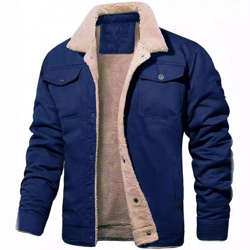 Elegante Cord Herrenjacke