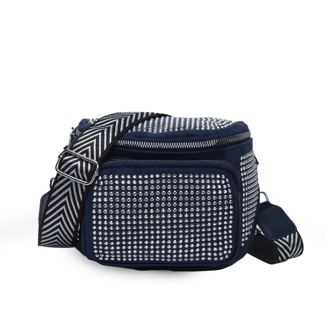 Damen modische Umhängetasche mit funkelnden Strassdetails Nord Taschen
