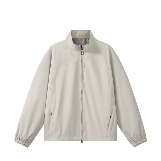Unisex Leichte, Packbare Funktionsjacke im Oversize-Boxy-Schnitt mit Stehkragen Nord Taschen