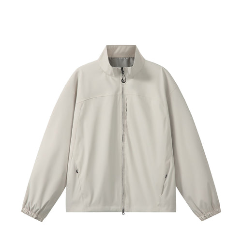 Unisex Leichte, Packbare Funktionsjacke im Oversize-Boxy-Schnitt mit Stehkragen Nord Taschen