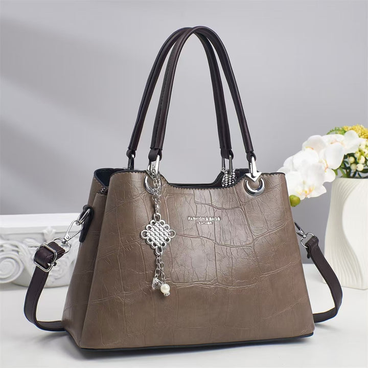 Damen elegante Handtasche im luxuriösen Krokodilleder-Look Nord Taschen