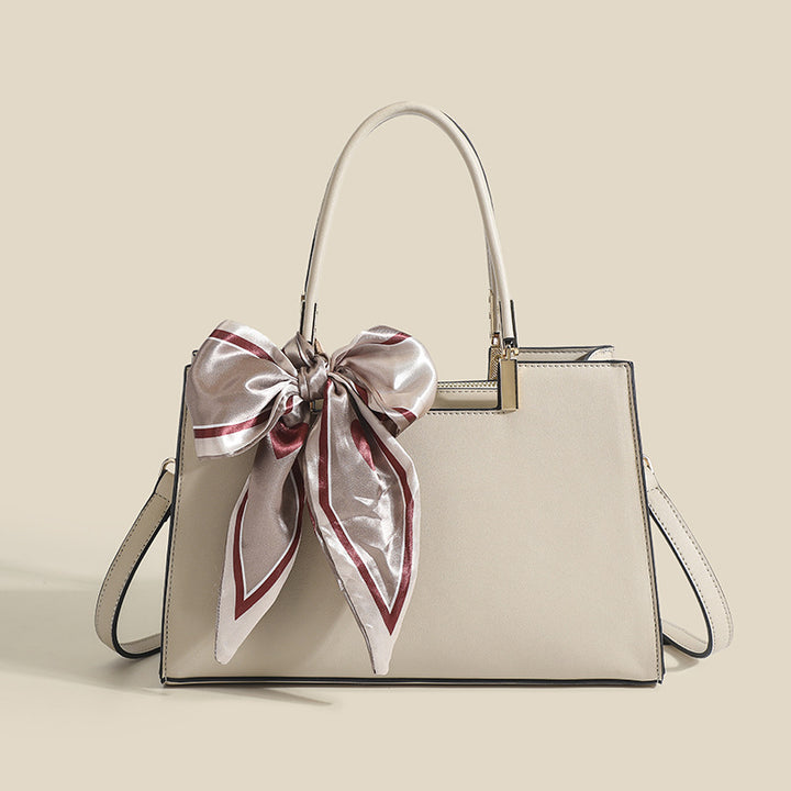 Damen Handtasche mit abnehmbarem Schleifenakzent Nord Taschen