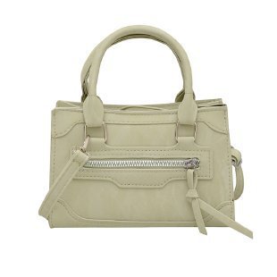 Damen stilvolle Handtasche mit dekorativem Reißverschluss Nord Taschen