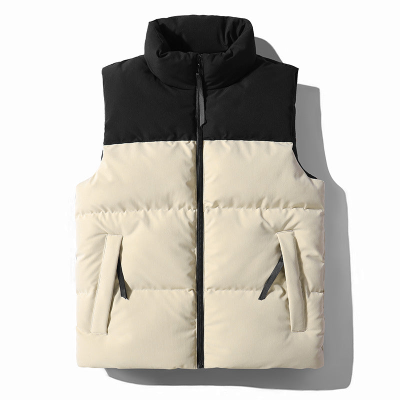 Herren Gesteppte Thermo‑Steppweste mit hohem Kragen und winddichter Schulterblende Nord Taschen