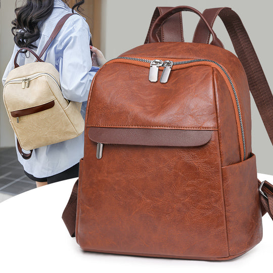 Damen modischer Rucksack mit eleganter Kunstleder-Oberfläche und praktischen Fächern Nord Taschen