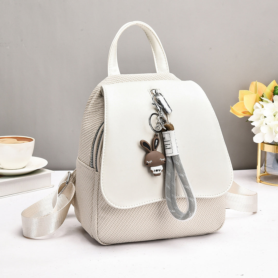 Damen Rucksacktasche mit vielseitigem Design und süßem Anhänger Nord Taschen