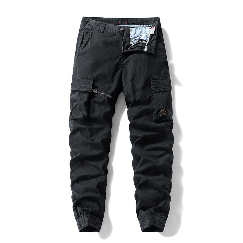Herren Carpenter-Style Cargohose mit Zip-Knöchel, verstärkten Kniepaneelen und multifunktionalen Taschen Nord Taschen