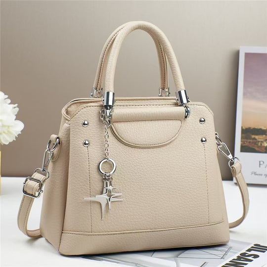 Damen Handtasche mit modischen Akzenten und abnehmbaren Schulterriemen Nord Taschen