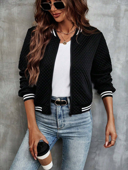 Damen Sportliche Steppjacke Nord Taschen