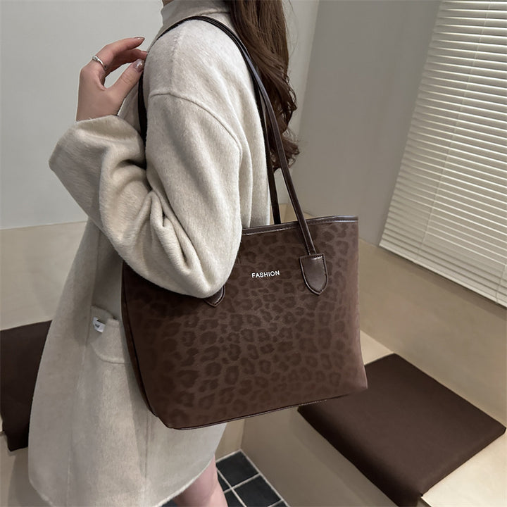 Damen elegante Tote-Bag mit modischem Leopardenmuster Nord Taschen
