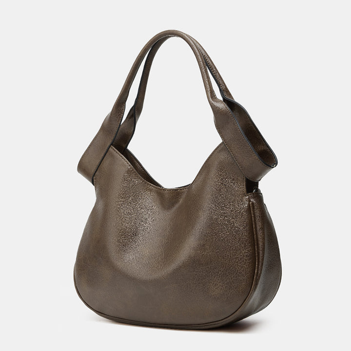 Damen Hobo-Tasche aus hochwertigem Kunstleder mit eleganter Oberflächenstruktur Nord Taschen