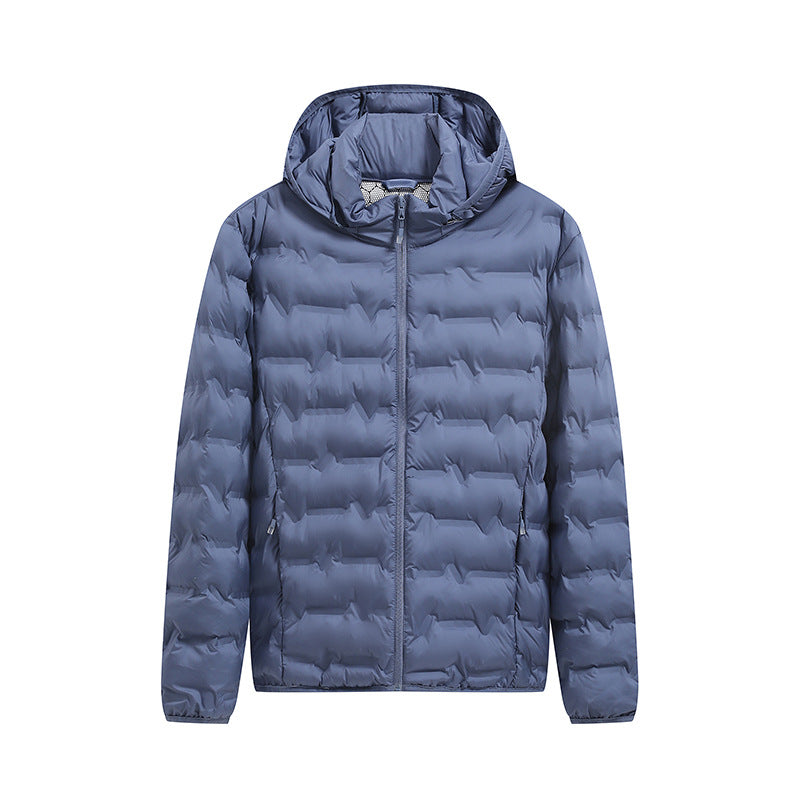 Herren Praktische Steppjacke mit Kapuze Nord Taschen