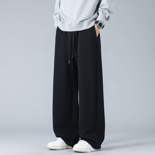 Herren Weite Oversize-Baggy-Loungehose mit Tunnelzugbund und fließender Jersey‑Qualität Nord Taschen