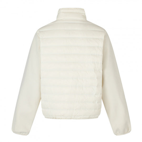 Damen Leichte Hybrid‑Steppjacke mit gesteppter Front und Fleeceärmeln Nord Taschen