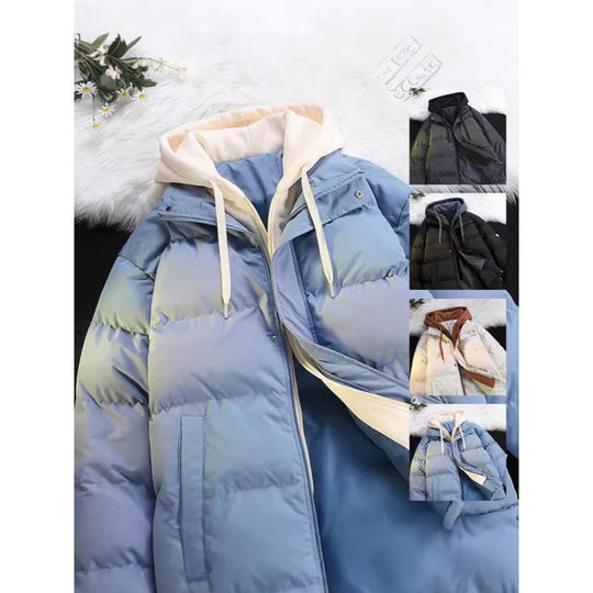 Damen Wärmeisolierte Steppjacke Nord Taschen