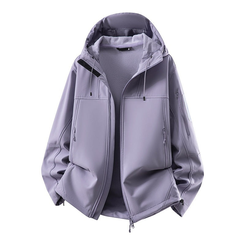 Herren Softshell-Jacke mit Fleecefutter, wasserabweisend und kapuzenverstärkung Nord Taschen