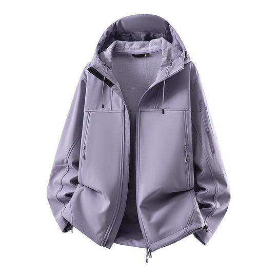 Herren Softshell-Jacke mit Fleecefutter, wasserabweisend und kapuzenverstärkung Nord Taschen