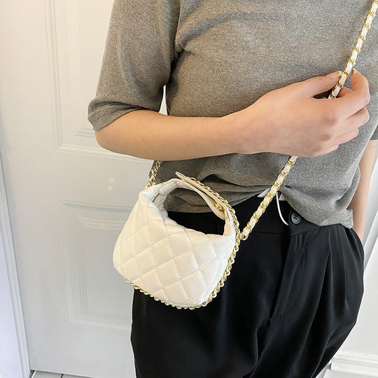 Damen modische Hobo-Tasche mit verstellbarem Schulterriemen und stilvoller Steppung Nord Taschen