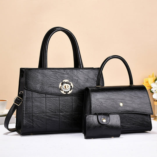 Damen elegantes Handtaschen-Set mit hochwertiger Struktur und modischem Portemonnaie Nord Taschen