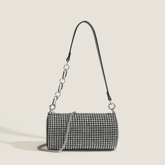 Damen Clutch-Tasche mit elegantem Strassdesign und abnehmbaren Schulterriemen Nord Taschen