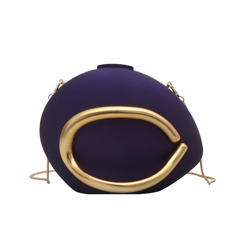 Damen Clutch Tasche mit elegantem Goldakzent Nord Taschen