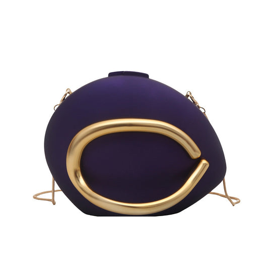 Damen Clutch Tasche mit elegantem Goldakzent Nord Taschen