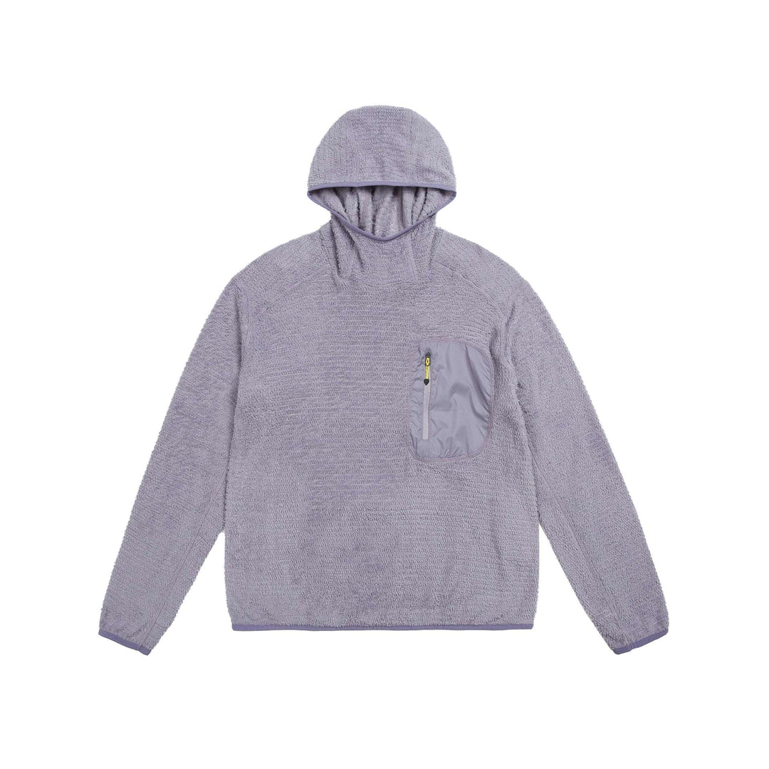 Unisex kuscheliger Kapuzen-Fleecepullover mit Brust-Reißverschlusstasche und elastischem Saum Nord Taschen