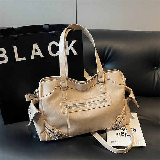 Damen modische Handtasche mit strukturierten Akzenten und praktischen Fächern Nord Taschen