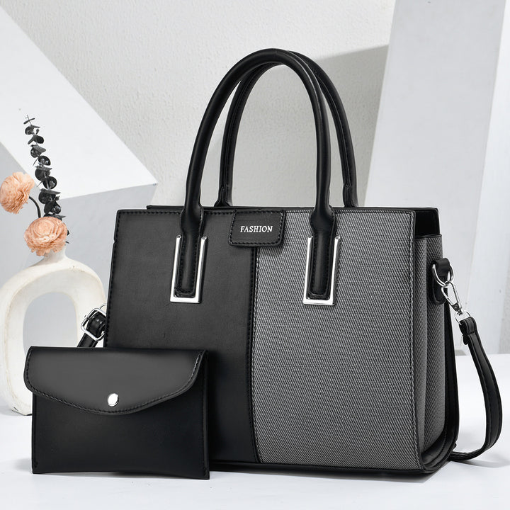 Damen hochwertige Handtasche mit abnehmbarem Portemonnaie Nord Taschen