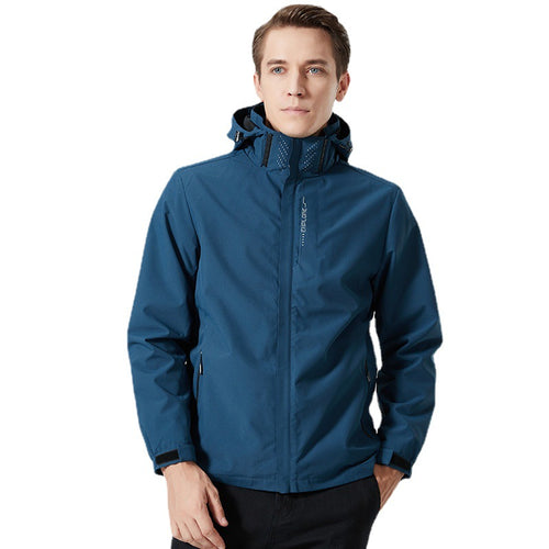 Damen leichte wasserabweisende Freizeit-Outdoorjacke mit verstellbarer Kapuze und verdecktem Reißverschluss Nord Taschen