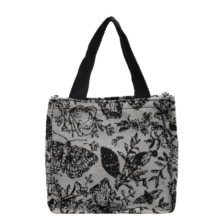 Damen Baumwoll-Canvas-Shopper mit floralen Mustern Nord Taschen
