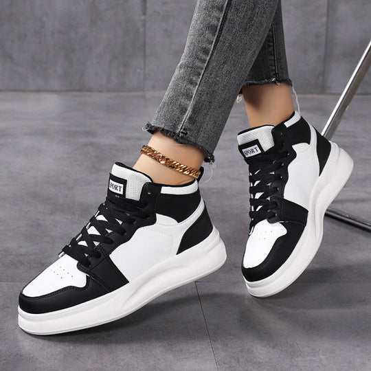 Damen Sportliche High-Top Sneakers mit atmungsaktivem Obermaterial und dämpfender Sohle Nord Taschen