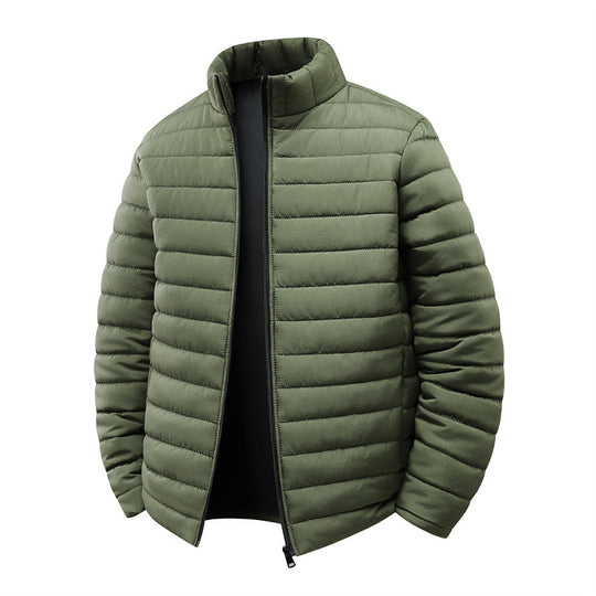 Herren Steppjacke mit leichter Thermoisolierung und hohem Stehkragen Nord Taschen