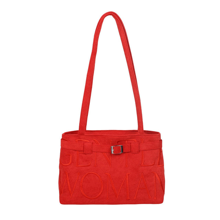 Damen Designer-Handtasche mit luxuriösem Wildleder und modischer Prägung Nord Taschen