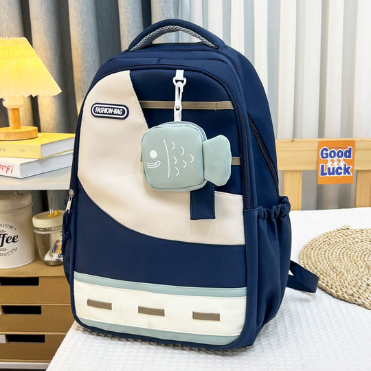 Damen Freizeit-Rucksack mit funktionalem Fächerdesign und kreativen Anhängern Nord Taschen