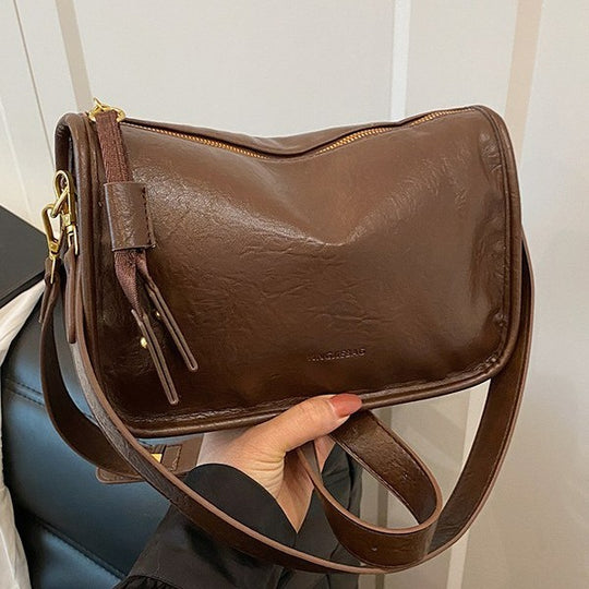 Damen Umhängetasche aus hochwertigem Leder mit praktischem Stauraum Nord Taschen