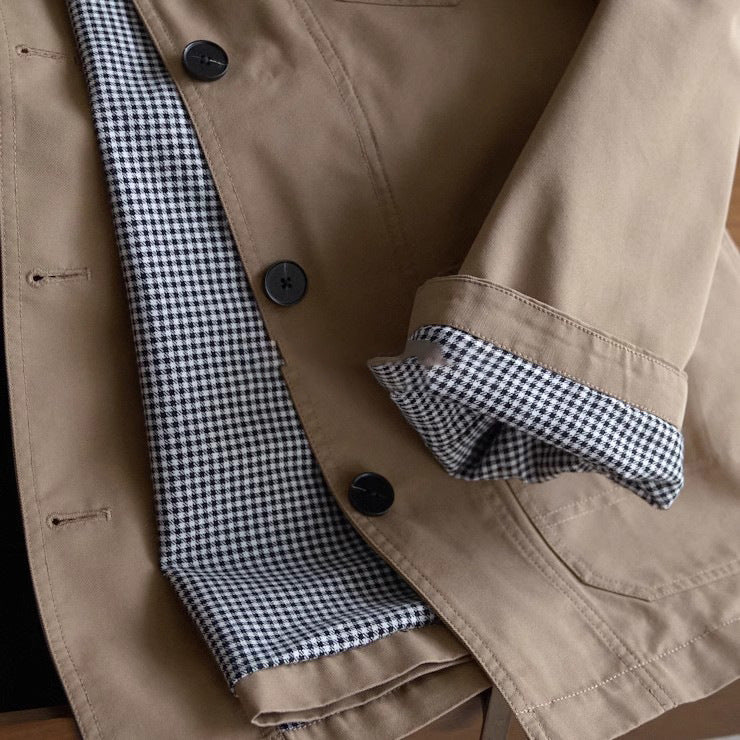 Herren Chorejacke mit Cordkragen, Raglanärmeln und aufgesetzten Taschen Nord Taschen