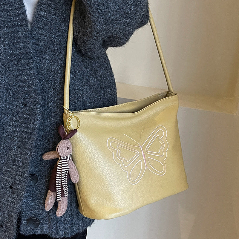 Damen Umhängetasche mit exklusivem Schmetterlingsdesign Nord Taschen