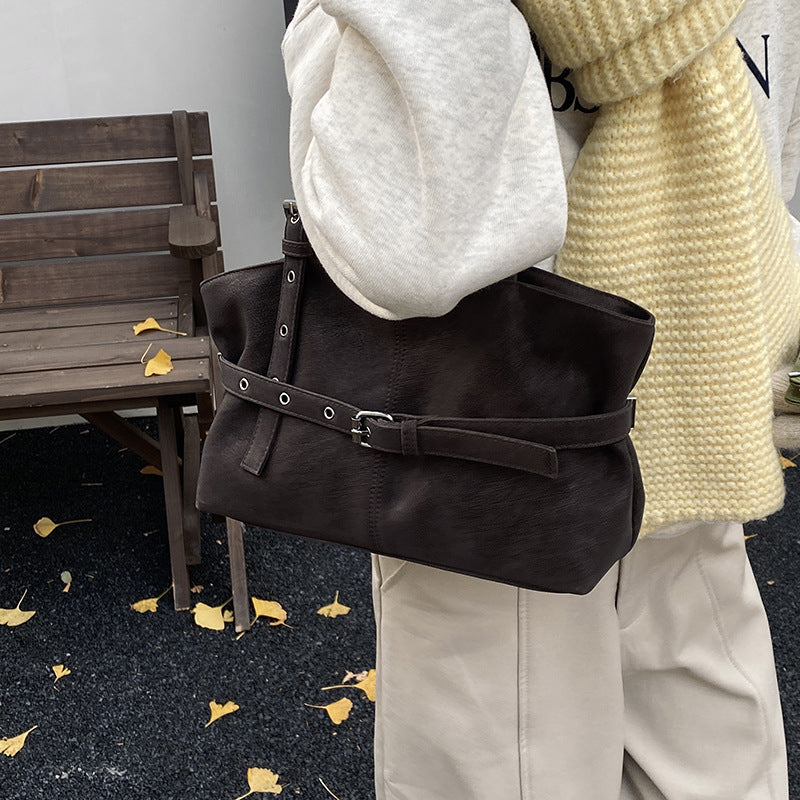 Damen elegante Shopper Tasche mit abnehmbaren Riemen Nord Taschen