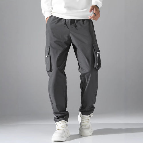 Herren Cargo-Jogginghose mit elastischem Bund, seitlichen Klapp- & Reißverschlusstaschen Nord Taschen