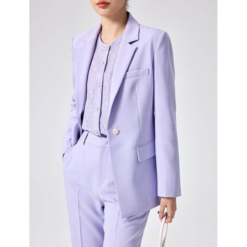 Damen Figurbetonter Midilanger Business-Blazer mit Reverskragen und formgebenden Abnähern Nord Taschen