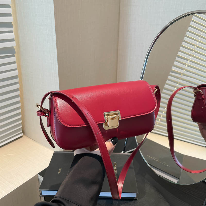 Damen elegante Umhängetasche mit schickem Verschluss Nord Taschen