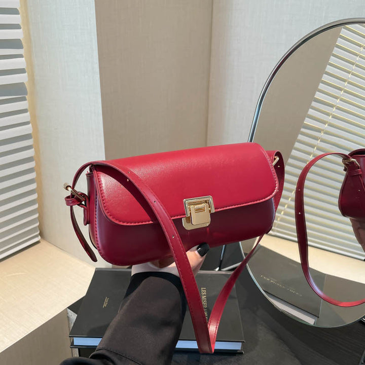 Damen elegante Umhängetasche mit schickem Verschluss Nord Taschen